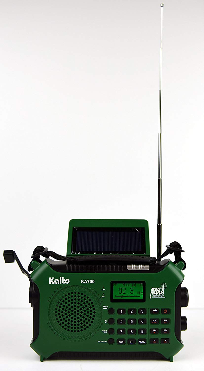 Kaito KA700 4 Way Powered Emergency Radio with Bluetooth