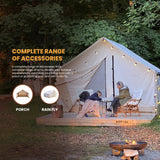 White Duck 8'x10' Alpha Wall Tent | Fire Water Repellent