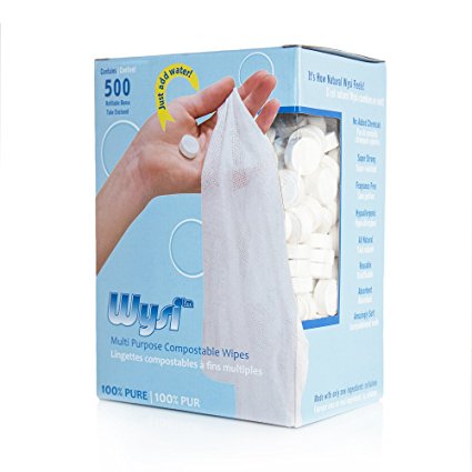 Wysi Wipes Toilet Paper Tablets (500 or 1000 Pack)