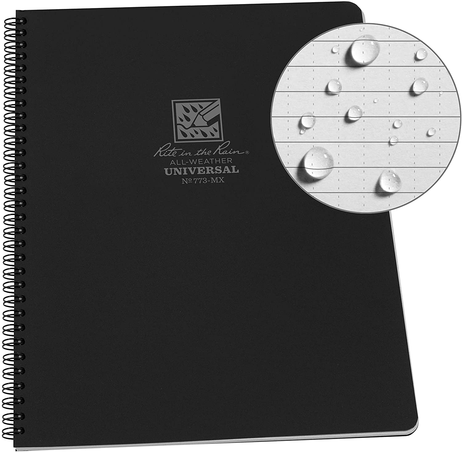 Waterproof Side-Spiral Notebook Rite in the Rain Notepad ( 8-1/2" x 11")