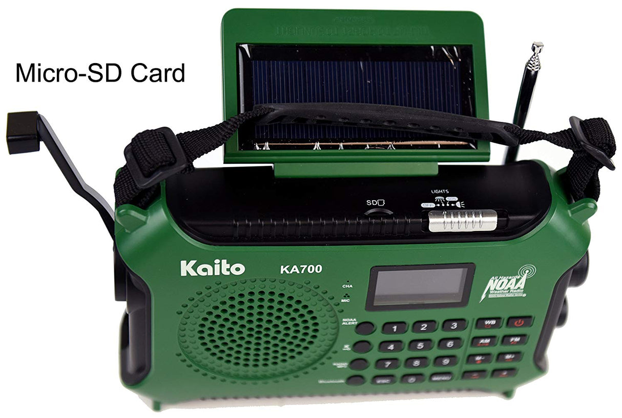 Kaito KA700 4 Way Powered Emergency Radio with Bluetooth