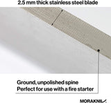 Morakniv Companion Spark with Fire Starter | Stainless Steel (13567)