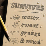 Waterproof Side-Spiral Notebook Rite in the Rain Notepad ( 8-1/2" x 11")
