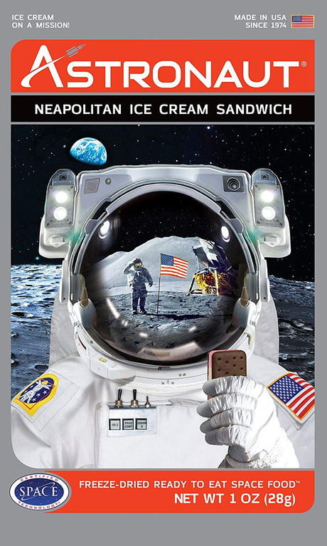 Astronaut Neapolitan Freeze Dried Ice Cream Sandwich