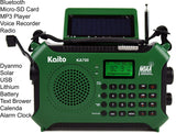 Kaito KA700 4 Way Powered Emergency Radio with Bluetooth