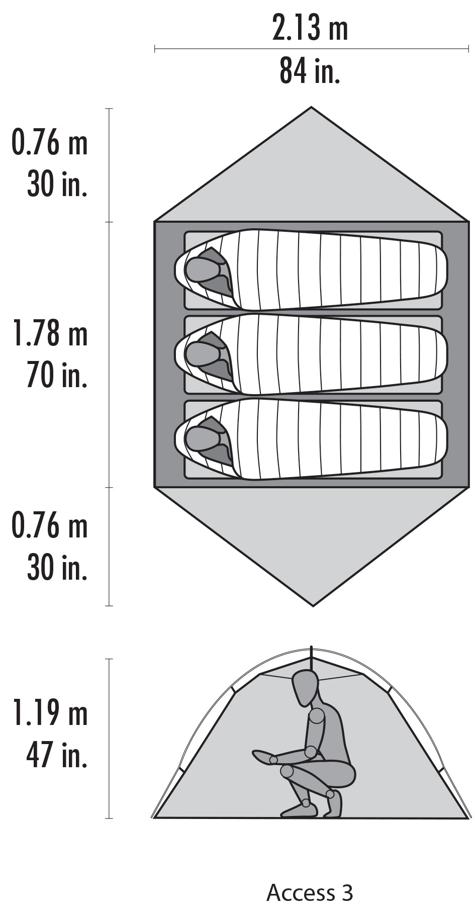 MSR Access 3-Person Tent | 4-Season | Ultralight & Quick Setup