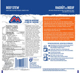 Mountain House Freeze Dried Beef Stew with Vegetable