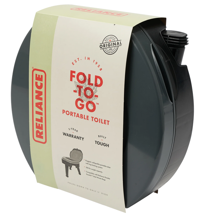 Reliance Fold-To-Go Portable Toilet Folded