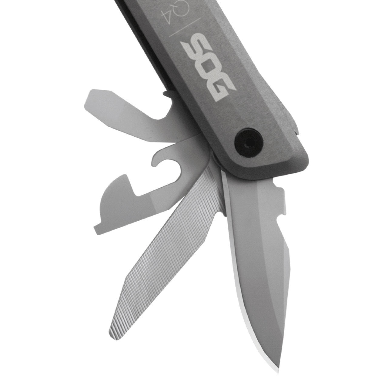 SOG Baton Q4 Multi-Tool | 10 tools + 12pc Hex Bit Kit. (ID1031-CP)