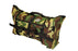 Forest Camo Bug Out Roll with 1 Main section, 1 Vinyl Mod, and 1 Cordura Mod. The pack is securely closed with its durable plastic clips and the hard rubber handle is visible on top of the bag.