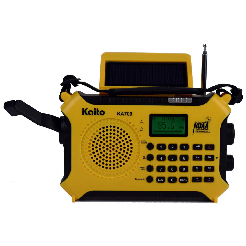 Kaito KA700 4 Way Powered Emergency Radio with Bluetooth