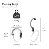 Heroclip® Carabiner Hook Clip