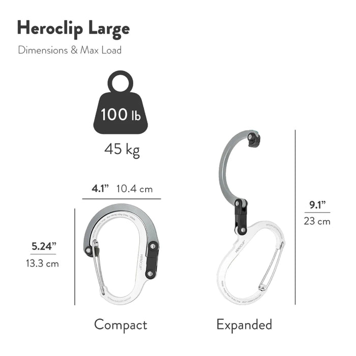 Heroclip® Carabiner Hook Clip