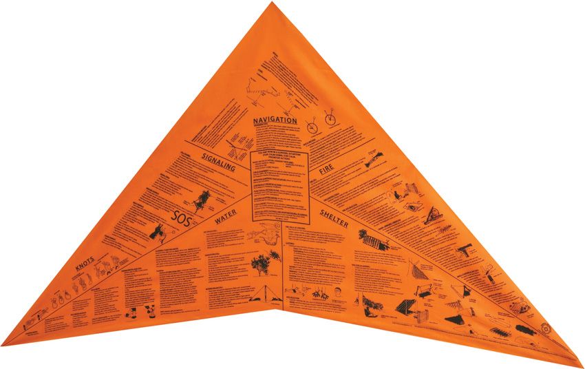 Survival Metrics Head for Survival Bandana w/ Printed Survival Information