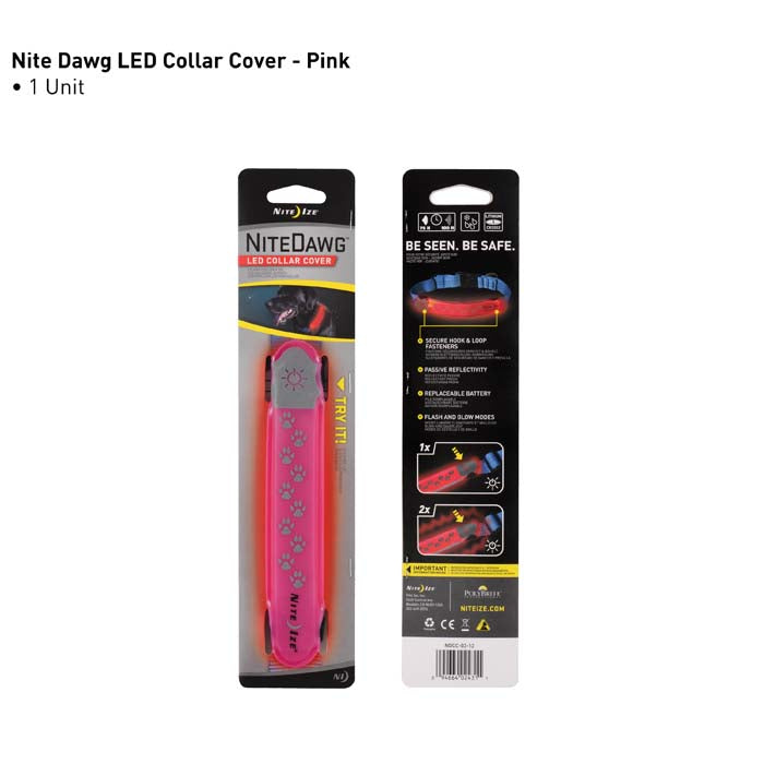 Nite Dawg LED Collar/Cover (GREY)