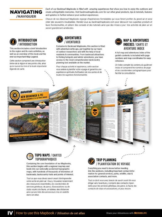 New Brunswick & PEI Backroad Mapbooks- 4TH Edition | BRMB