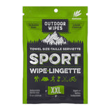 Outdoor Sport Wipes – XL & XXL Biodegradable Body Wipes