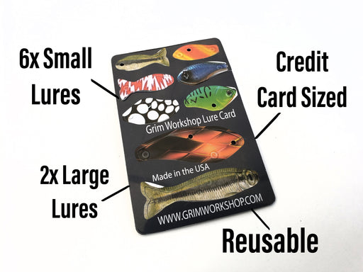 Survival Card- Fishing Lure Card