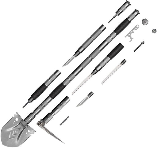 SRM Silver Multi-Purpose Shovel in induvial pieces 