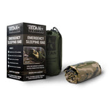 Titan Survival Emergency Sleeping Bag - Woodland Shroud