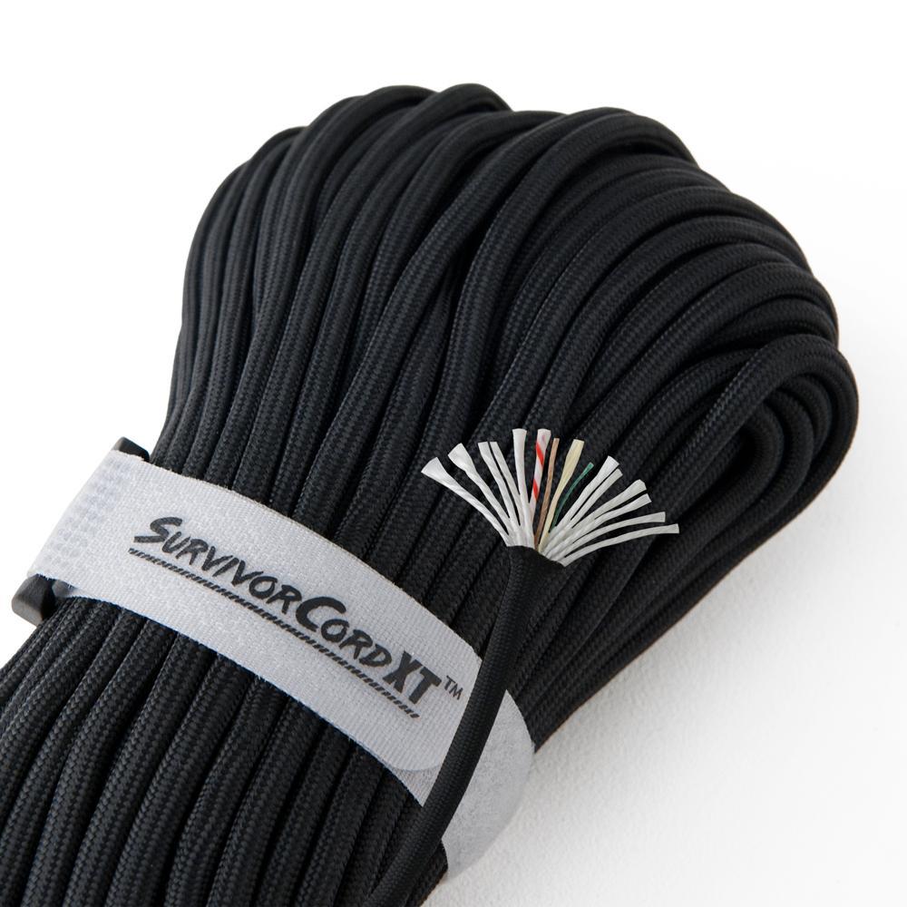 Titan SurvivorCord XT 100 FOOT (Kevlar + Survivorcord)-  Black