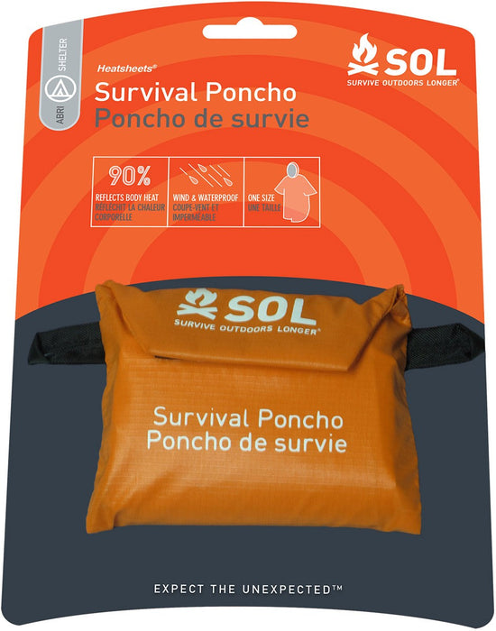Survive Outdoors Longer® Survival Poncho