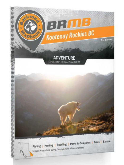 BRMB Kootenay Rockies BC Backroad Mapbooks- 8th Edition