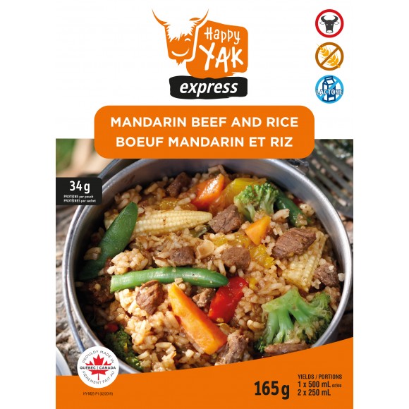 Freeze Dried Mandarin Beef and Rice