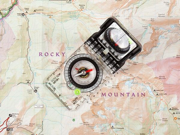 Brunton TruArc™ 15 Mirrored Sighting Compass