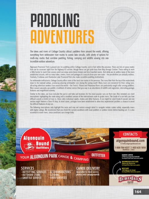 Cottage Country Ontario Backroad Mapbooks- 6th Edition | BRMB