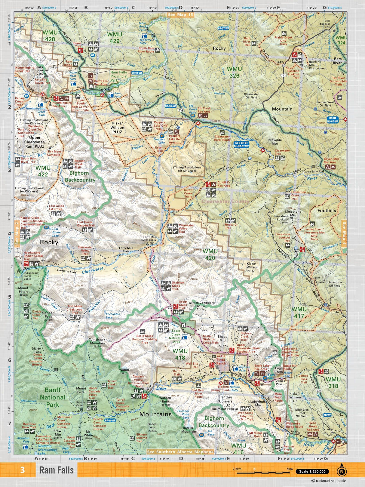 Central Alberta Backroad Mapbooks- 6th Edition | BRMB