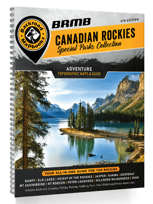 BRMB Canadian Rockies Backroad Mapbooks- 4th Edition
