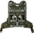 Mil-Spex M.O.L.L.E External Backpack frame with harness in a forest green color.