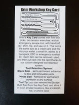 KEY CARD - Tool Card (GRIM SURVIVAL TOOLS)