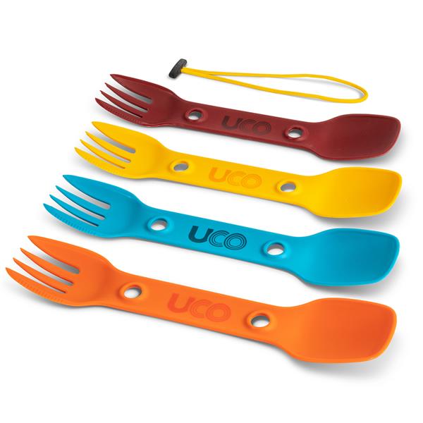 UCO Utility Spork - (2-Pack) Ultra Durable Nylon- LIfetime Warranty