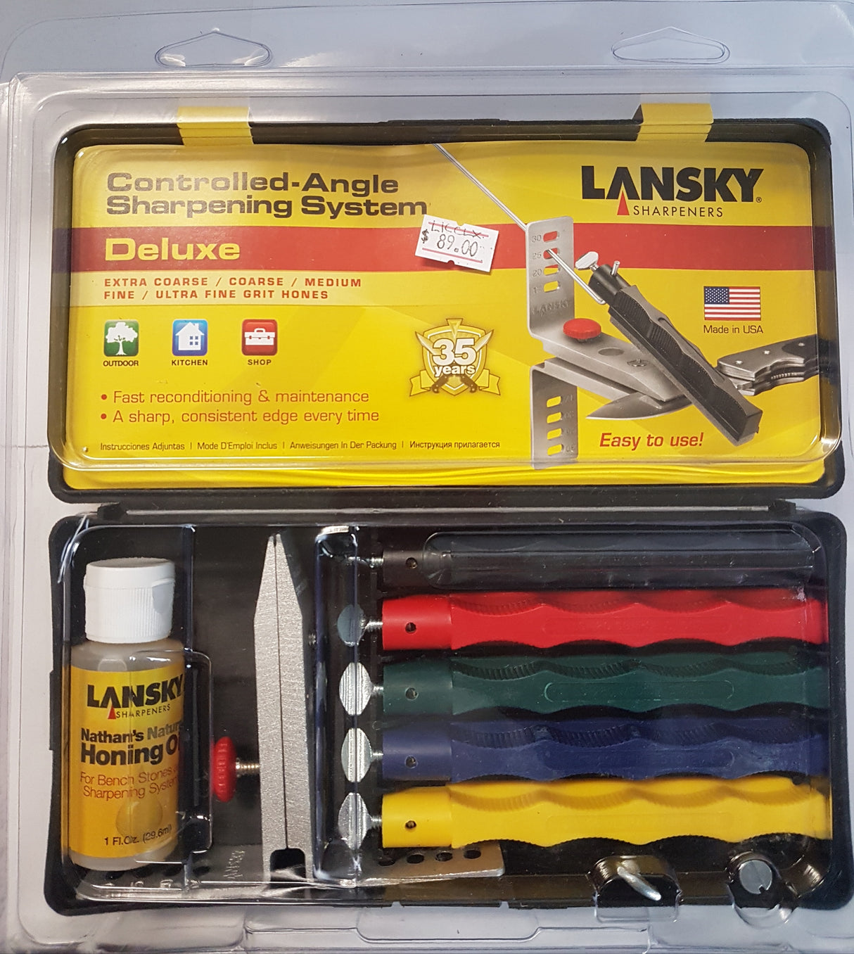 LANSKY DELUXE  Sharpening set- 5 Guide Rods