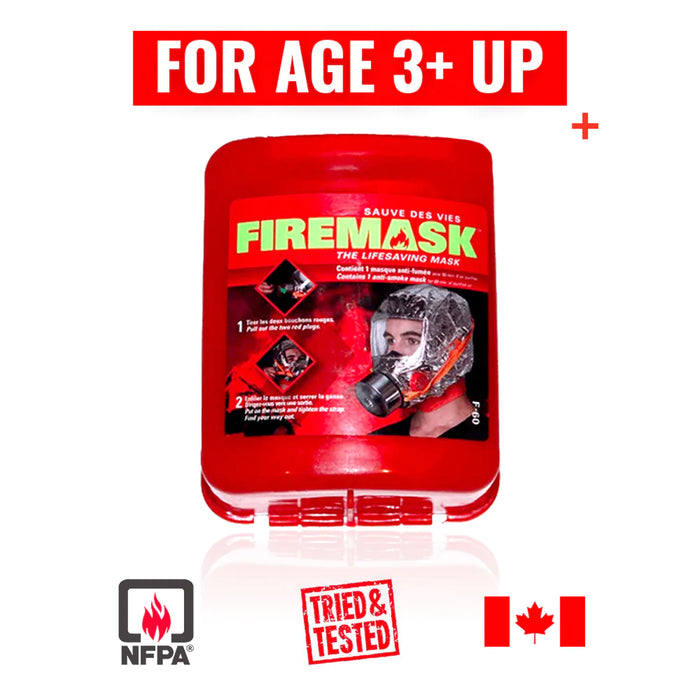 FIREMASK Anti-Smoke Mask FM60 (60 minutes)