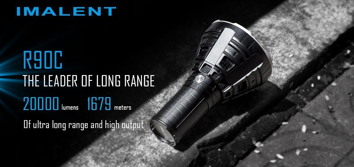 Imalent R90C NIGHT LEADER | MEGA-THROWER | 1 Mile+ Range | 20000 Lumens