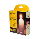 UCO 9-hour Candles x 3 