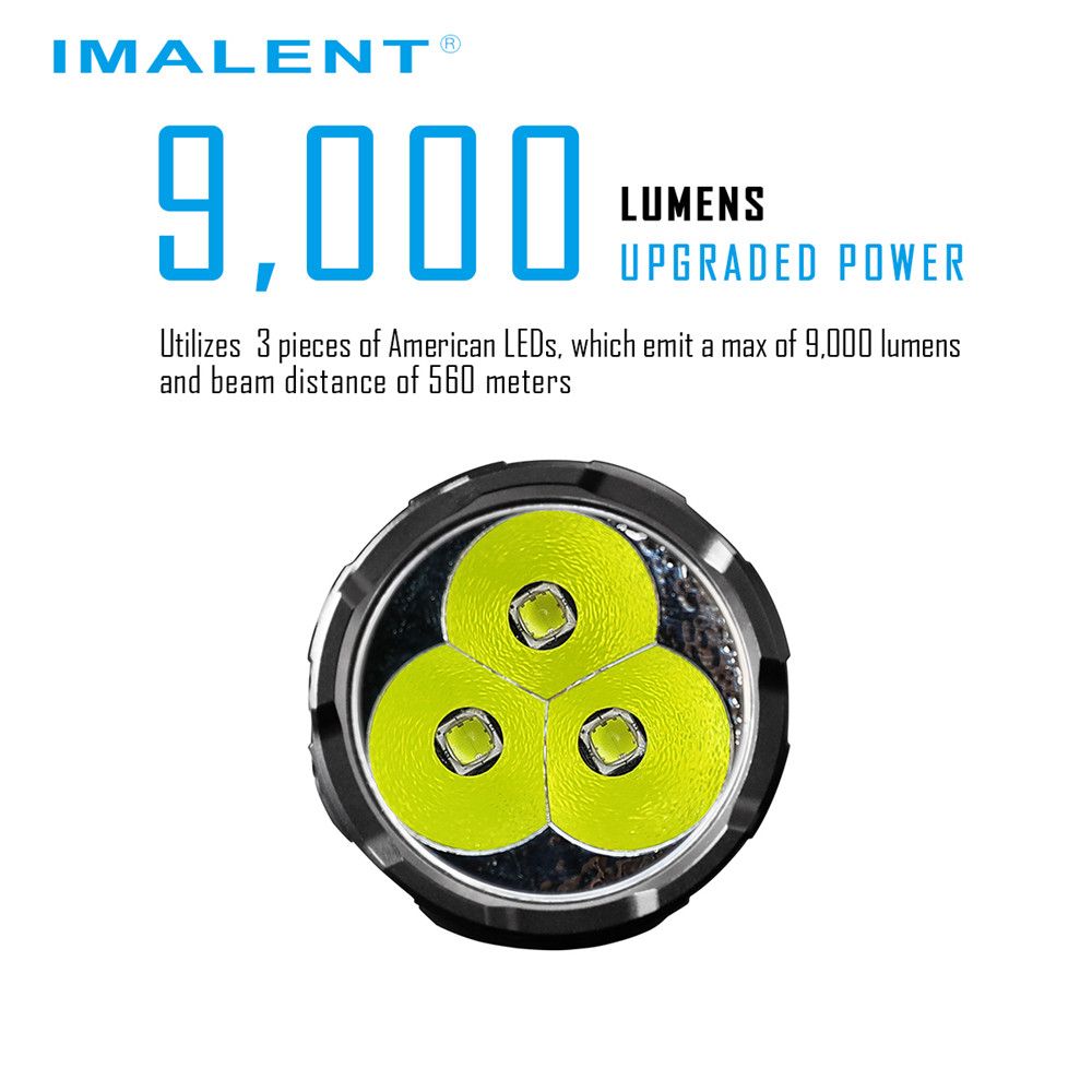 Imalent R30C 9000 Lumens (Throw 560 meters)