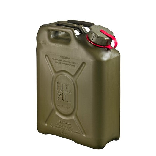 Scepter Fuel Can 20 Liters in Olive Drab (Military Standard)