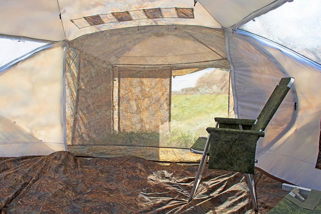 Russian Bear 'Hexagon' Best for 8 person Woodstove Tent