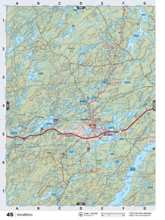 Northwestern Ontario Backroad Mapbooks- 5th Edition | BRMB