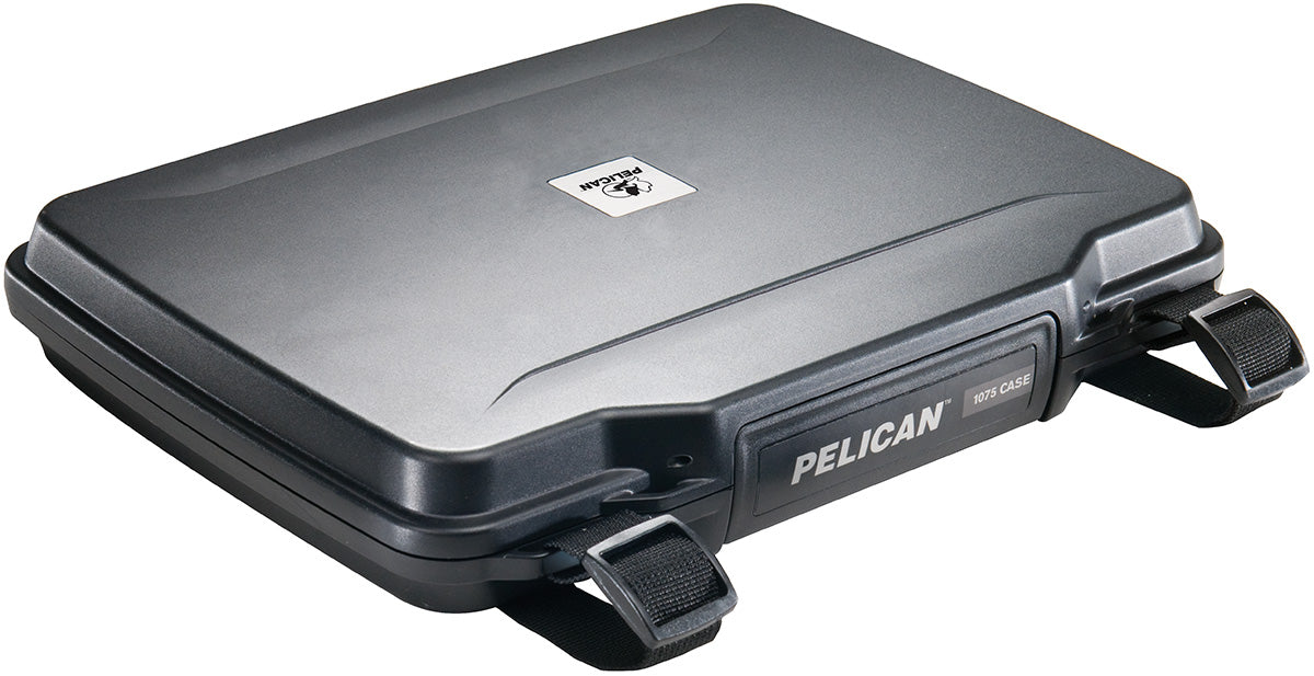 Pelican P1075 Hardback pistol case in black.