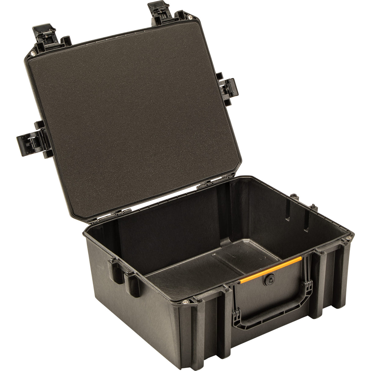 Spacious inside of the Pelican V600 Gun Series Large Equipment Case in Black.