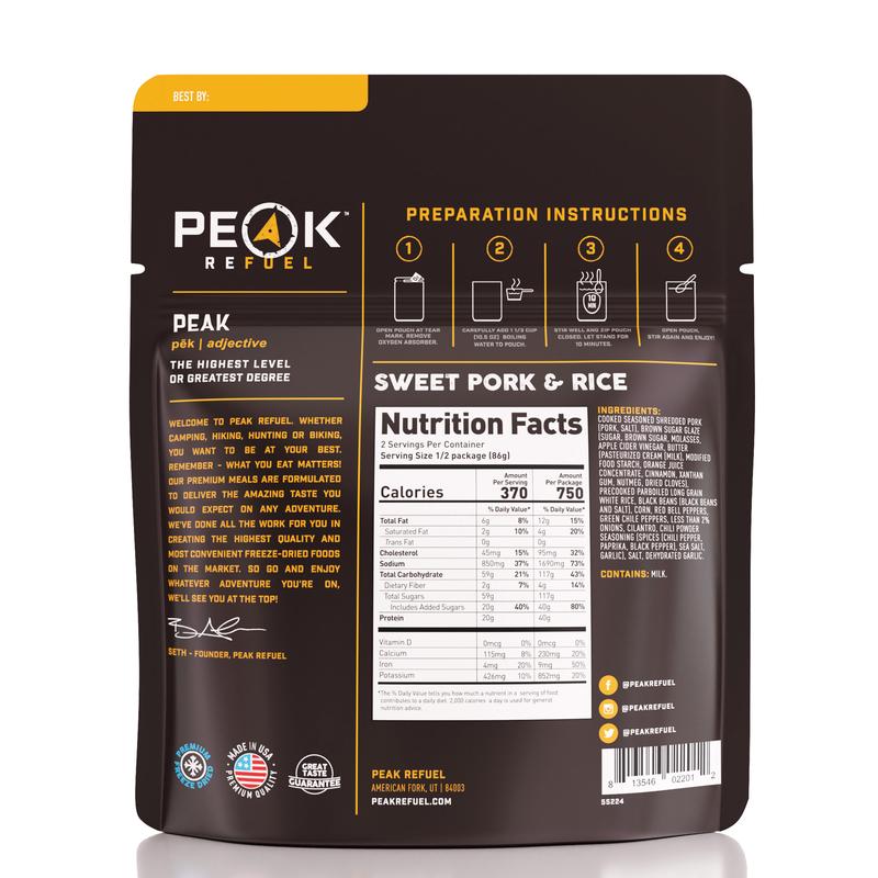 Freeze Dried Sweet Pork and Rice