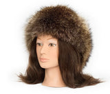 Raccoon Fur Headband Womens (Made in Canada)