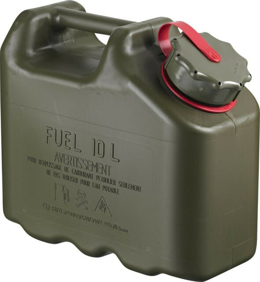 Scepter Fuel Can 10 Liters in OLIVE DRAB (MILITARY STANDARD)