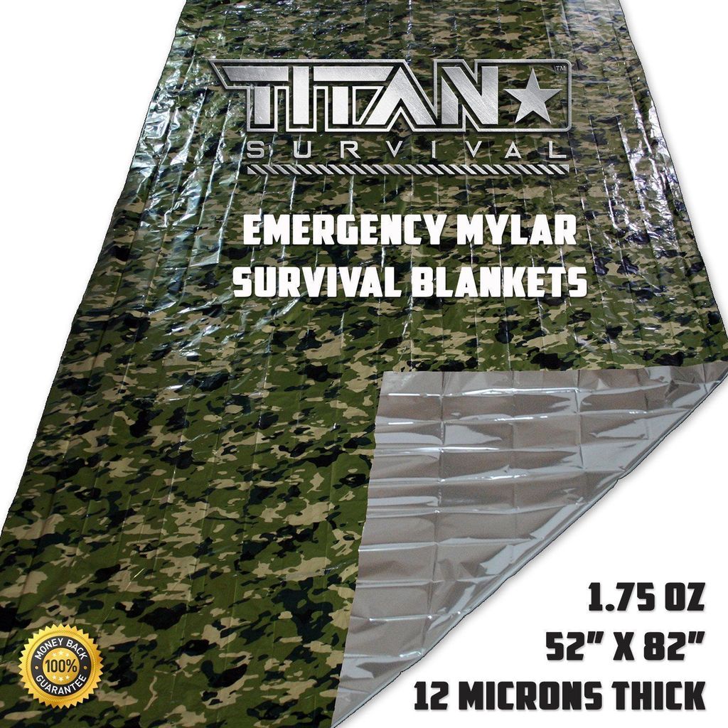 Titan Survival Blanket | Camoflauge (Single)