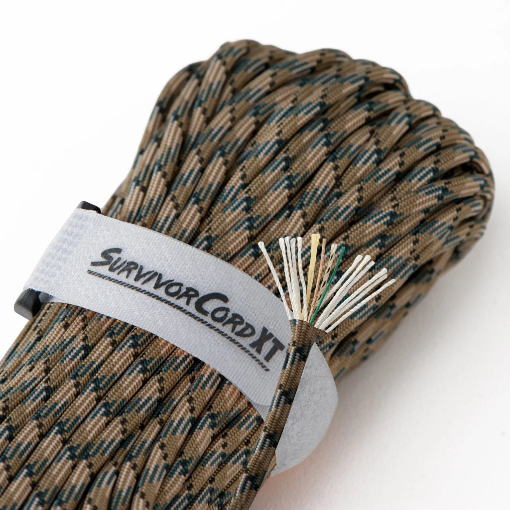 Titan SurvivorCord XT 100 FOOT (Kevlar + Survivorcord) - Forest Camo